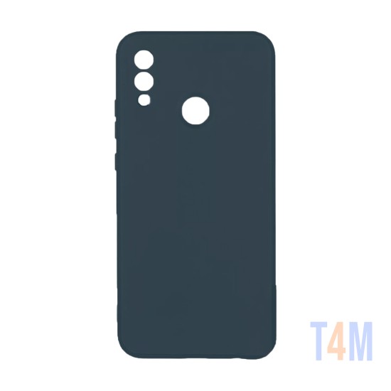 Capa de Silicone com Moldura de Câmera para Huawei P Smart 2019 Preto